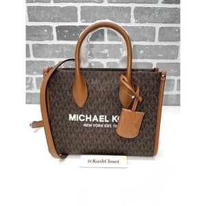 Michael Kors Mirella Small Shopper Top Zip Handbag Crossbody